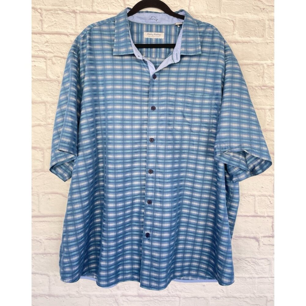 Tommy Bahama Men’s Coconut Point Pixel In Paradise Shirt Size 3 XLB